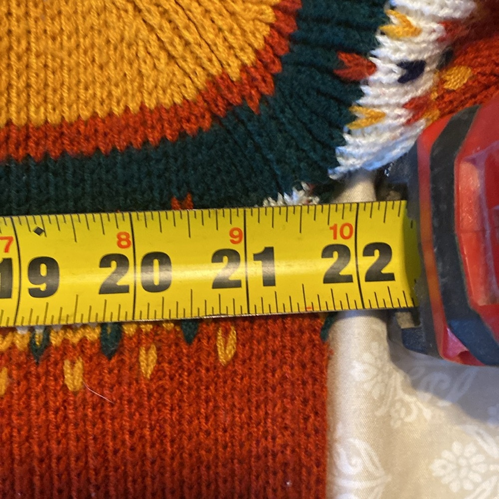 Vintage mens large knit sweater Jc penny - Picture 6 of 8